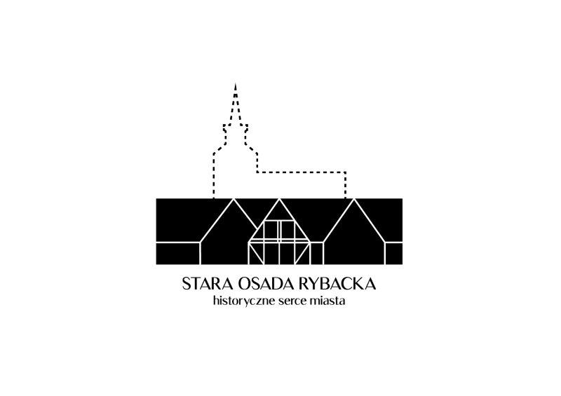 Logo czarno białe z nazwą i hasłem